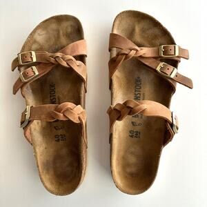 Birkenstock Brown Leather Sandals